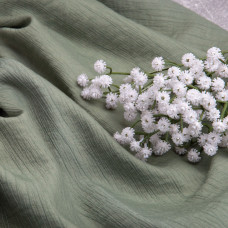 Тканина плательна Віскоза креш 135 гр/м2 150 см для суконь, костюмів і аксесуарів хакі