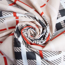 Тканина бавовна сатин для постільної білизни, натуральна тканина, постільна білизна, 120 г/м2 S-8127-А Барбара беж