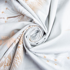 Тканина бавовна сатин для постільної білизни, натуральна тканина, постільна білизна, 120 г/м2 S-407-А кульба св.сіра