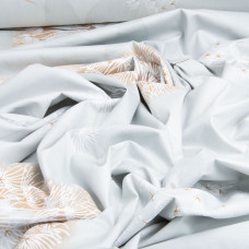 Тканина бавовна сатин для постільної білизни, натуральна тканина, постільна білизна, 120 г/м2 S-407-А кульба св.сіра
