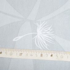 Тканина бавовна сатин для постільної білизни, натуральна тканина, постільна білизна, 120 г/м2 S-407-А кульба св.сіра