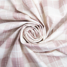 Тканина бавовна сатин для постільної білизни, натуральна тканина, постільна білизна, 120 г/м2 S-989170-В клітинка бейліс