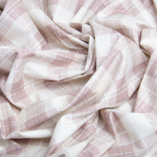 Тканина бавовна сатин для постільної білизни, натуральна тканина, постільна білизна, 120 г/м2 S-989170-В клітинка бейліс