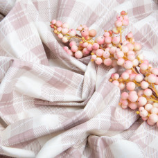 Тканина бавовна сатин для постільної білизни, натуральна тканина, постільна білизна, 120 г/м2 S-989170-В клітинка бейліс