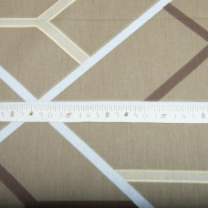 Тканина бавовна сатин для постільної білизни, натуральна тканина, постільна білизна, 120 г/м2 S-3395-А шарм коричневий