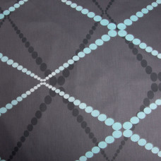Тканина бавовна сатин для постільної білизни, натуральна тканина, постільна білизна, 120 г/м2 S-6918-А ромб т. сірий