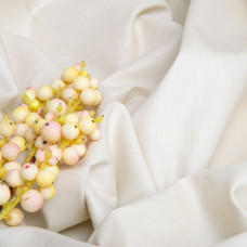 Тканина бавовна сатин для постільної білизни, натуральна тканина, постільна білизна, 120 г/м2 S-8071-В пір'ячко крем