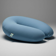 Подушка для вагітних і годування 30х190 см SeiDesign трикотаж гіпоалергенна, наволочка з бавовни з блискавкою м'ята