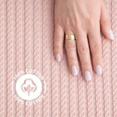 Плед простирадло 220х235 см, бавовна, для ліжка, дивана, пляжу, натуральна пудра