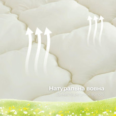 Ковдра дитяча 100х135 см Woolly PAPAELLA вовняна зимова в ліжечко для дітей, вовна, тепла