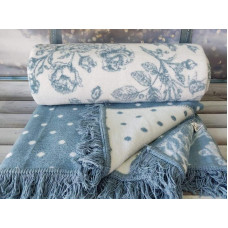 Плед бавовняний Sarar Battaniye з бахромою 1741B