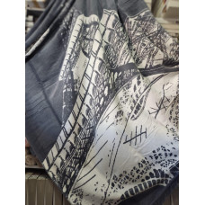 Плед бавовняний Sarar Battaniye з бахромою 16022A