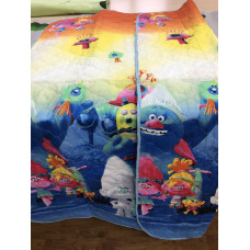 Стьобане покривало-ковдра Тролі