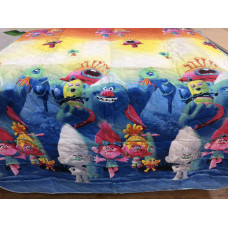 Стьобане покривало-ковдра Тролі