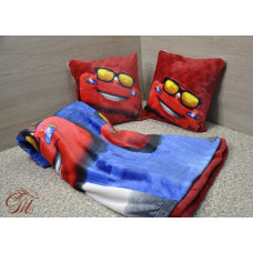 Наволочки тачка 50*50 на блискавці