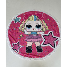 Круглий пляжний рушник Лола (150 см)