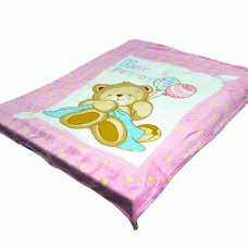 Плед із мікрофібри Добрі друзі (на рожевому)