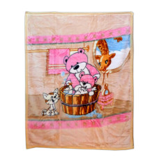 Плед ТМ ELWAY Ведмедик у тазику