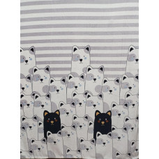 Плед з флісу Котячий хор (160х210)