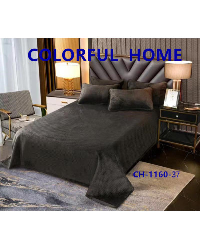 Пледи та покривала Colorful Home    OTCH-1160-37-графит купити у Postel.biz.ua