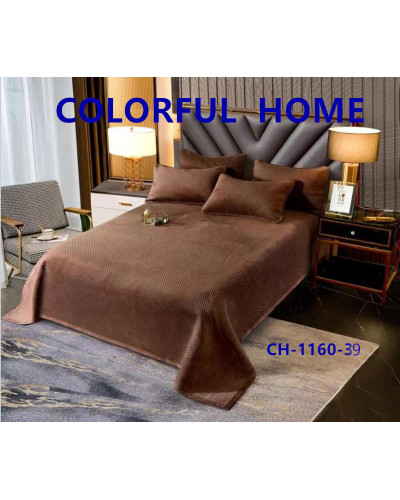 Пледи та покривала Colorful Home    OTCH-1160-39-коричневый купити у Postel.biz.ua