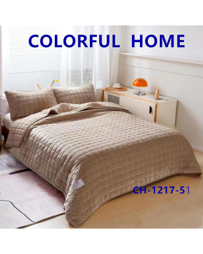 Пледи та покривала Colorful Home    OTCH-1217-51-капучино купити у Postel.biz.ua