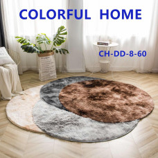 Килимок круглий приліжковий Colorful Home д100 см персик (в асортименті)