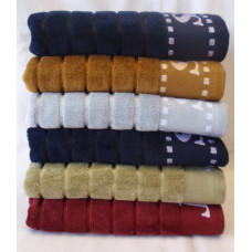 Рушник махровий для обличчя Спорт, 50х90см. упаковка 6шт.
