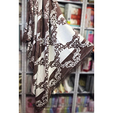 Плед бавовняний Sarar Battaniye з бахрамою 1602