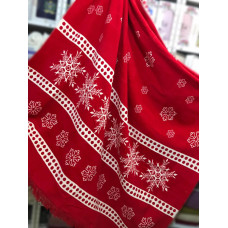 Плед бавовняний Sarar Battaniye з бахрамою 16107