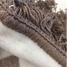 Плед бавовняний Sarar Battaniye з бахрамою 16111