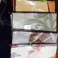 Двоспальна постільна білизна Тет-А-Тет В-848 бязь (економ, нестандартний)