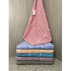 Рушник махровий банний Троянда, 70х140см. упаковка 6шт.