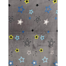 Плед з флису Зірки сині (PM-218)