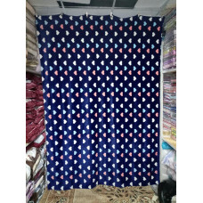 Плед із флісу Серця на синьому (160х210)