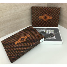 Комплект постільної білизни Тет-@-Тет євро 18-5203 в коробці Графіт