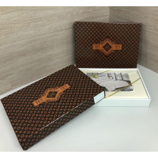 Комплект постільної білизни Тет-@-Тет євро 11-0606 в коробці Молочний