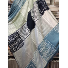 Плед бавовняний Sarar Battaniye з бахрамою 1613B