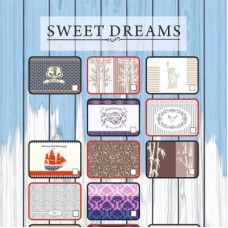 Плед бавовняний Sweet Dreams з бахромою 18029