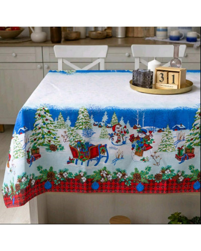 Скатертини Home plus    OT150х220-веселощі купити у Postel.biz.ua