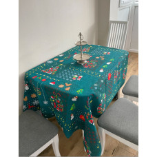 Скатертина "Новий рік" прямокутна лляна