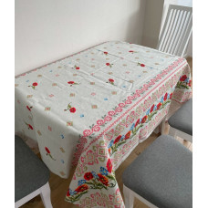 Скатертина "Вишиванка" прямокутна лляна