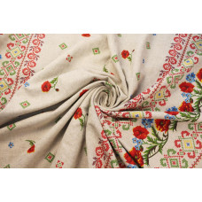 Скатертина "Вишиванка" прямокутна лляна
