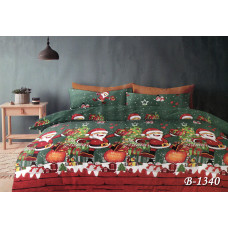 Євро постільна білизна Тет-А-Тет В-1340 бязь нав.50х70