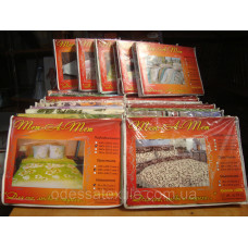 Двоспальна постільна білизна Тет-А-Тет (нестандарт) В-1335 бязь