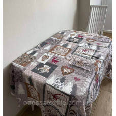 Скатертина "Новий рік" прямокутна лляна
