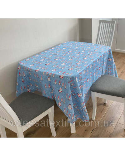 Скатертини Home plus    OT110х140-сніговик блакит купити у Postel.biz.ua