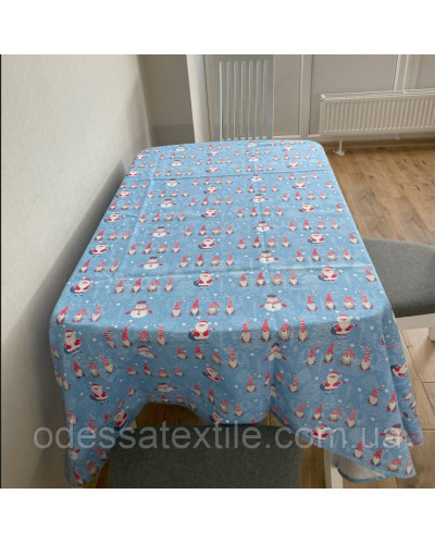 Скатертини Home plus    OT110х140-сніговик блакит купити у Postel.biz.ua