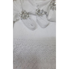 Скатертина біла Danying з серветками (150x220cm.)