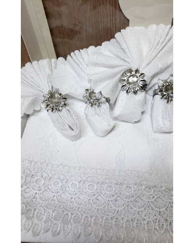 Скатертини Home plus    OT150х220-біла купити у Postel.biz.ua